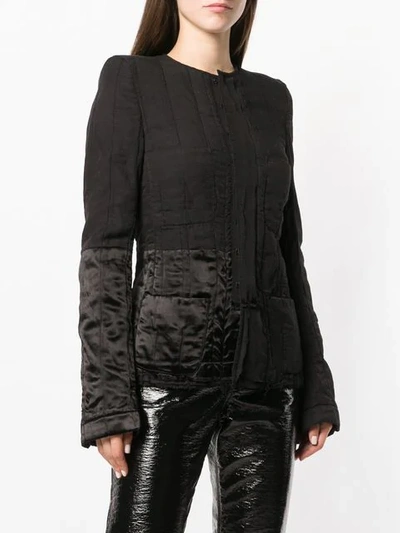 Haider Ackermann Round Neck Jacket In Black