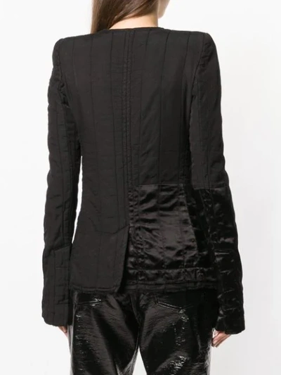 Haider Ackermann Round Neck Jacket In Black