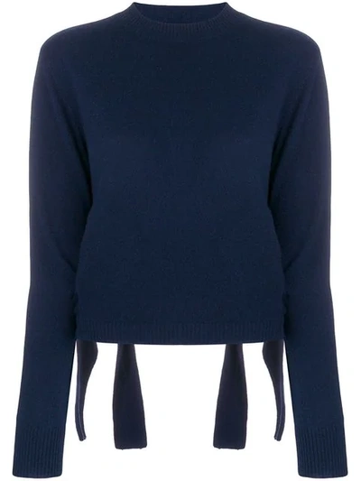 Shop Cashmere In Love Stella Cropped Jumper In Blue