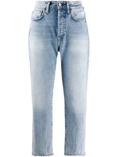 Shop Acne Studios Mece Straight-fit Jeans In Blue