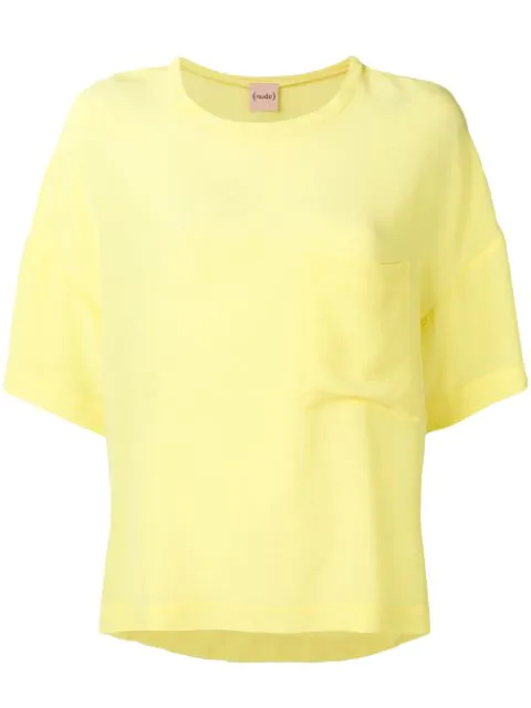 oversized yellow top
