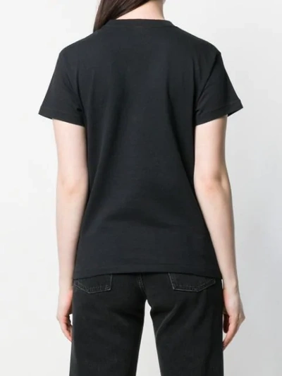 Shop Helmut Lang Go-go Print T-shirt In Black