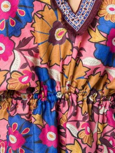Shop Anjuna Ariella Printed Maxi Dress In Pink