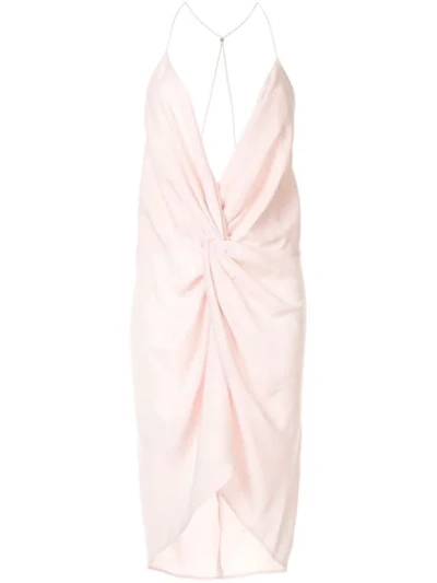 Shop Acler Jenkins Twist Dress In Pink