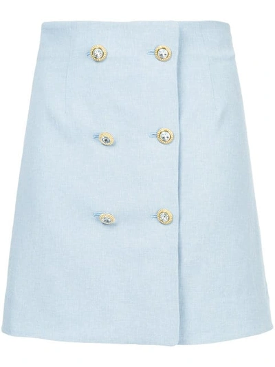 Shop Alice Mccall Who's This? Mini Skirt - Blue