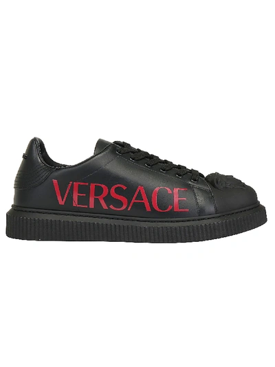 Versace Men's Medusa Sabot with Logo in Beige/Brown/Gold Versace | US Size 8 - It 41 | FW23/24