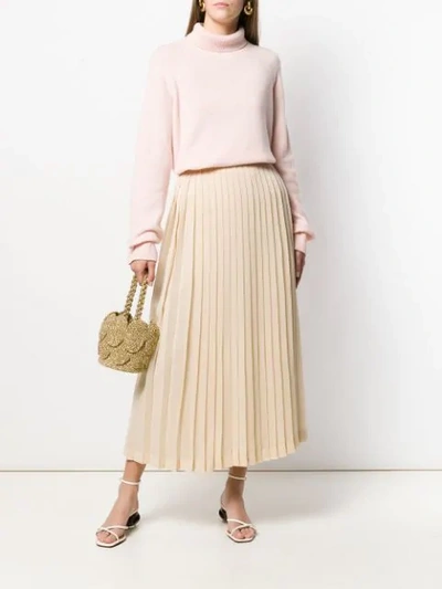 Shop The Row Roll Neck Jumper In Pink