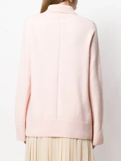 Shop The Row Roll Neck Jumper In Pink