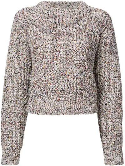 Shop Veronica Beard Ryce Speckled Rainbow Sweater - Multicolour