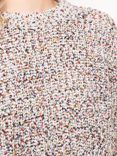 Shop Veronica Beard Ryce Speckled Rainbow Sweater - Multicolour