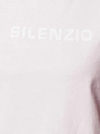 Shop Aspesi Silenzio Print T-shirt - Pink