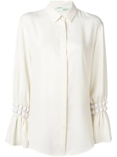 Shop Off-white Smoking Detail Shirt In Neutrals