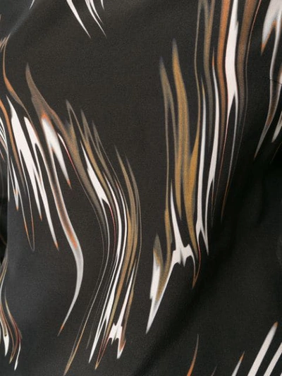 Shop Givenchy Abstract Print Blouse In Black