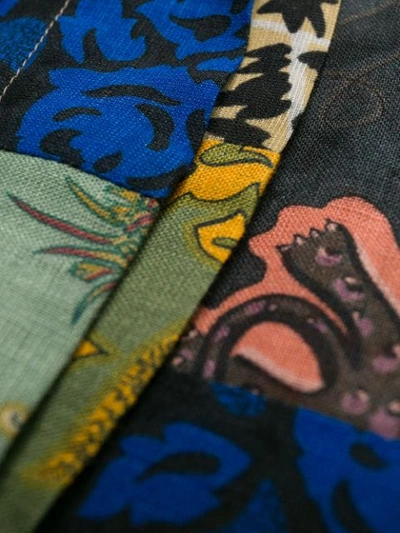 Shop Loewe Patchwork Print Trousers In Multicolor