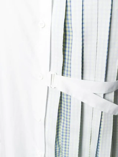 MAISON MARGIELA 结构设计长款衬衫 - 白色
