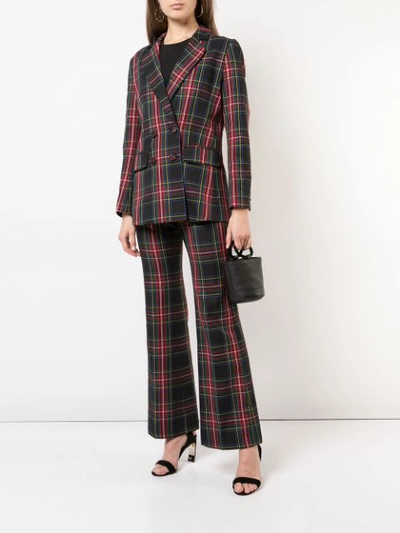 Shop Cynthia Rowley Astor Straight Trousers In Multicolour