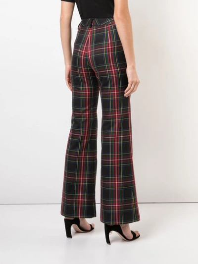 Shop Cynthia Rowley Astor Straight Trousers In Multicolour