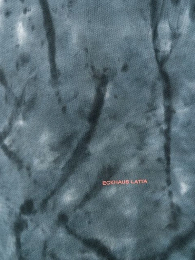 Shop Eckhaus Latta Inkblot Sweatshirt - Blue