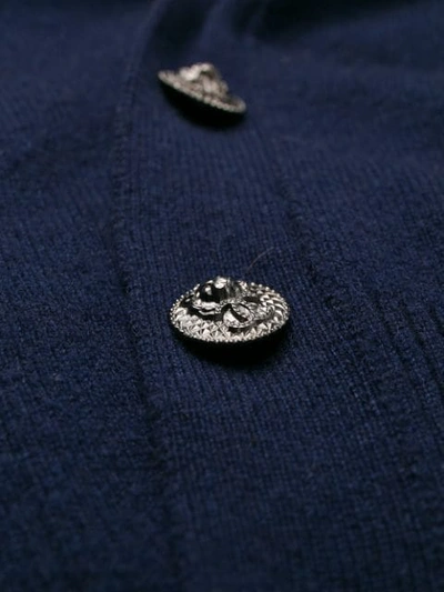 Pre-owned Chanel '2009 Cashmere Cardigan In Purple