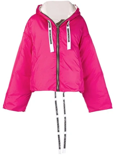 Shop Khrisjoy Joy Padded Jacket In Pink