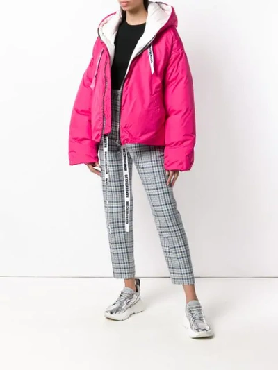 Shop Khrisjoy Joy Padded Jacket In Pink