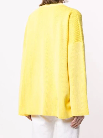 Shop Aalto Multicoloured Sweater In Yellow