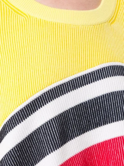 Shop Aalto Multicoloured Sweater In Yellow