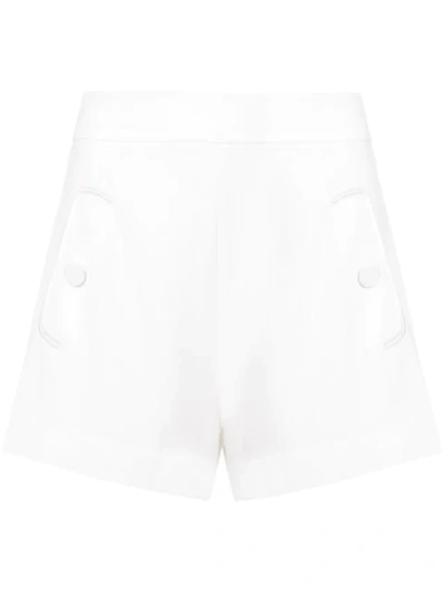 Shop Derek Lam 10 Crosby Short With Pocket Detail - White