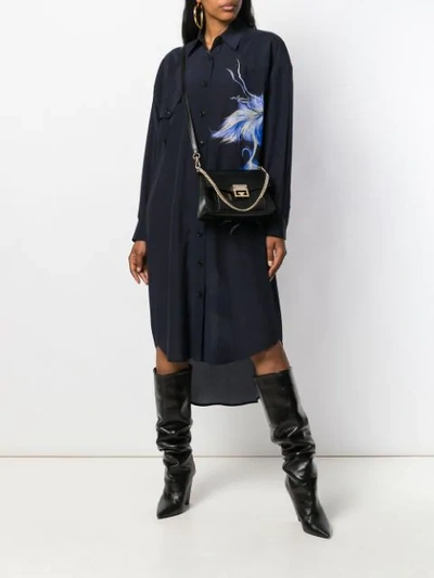 Shop Givenchy Midi Shirt Dress - Blue