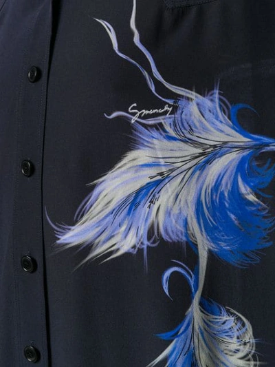 Shop Givenchy Midi Shirt Dress - Blue