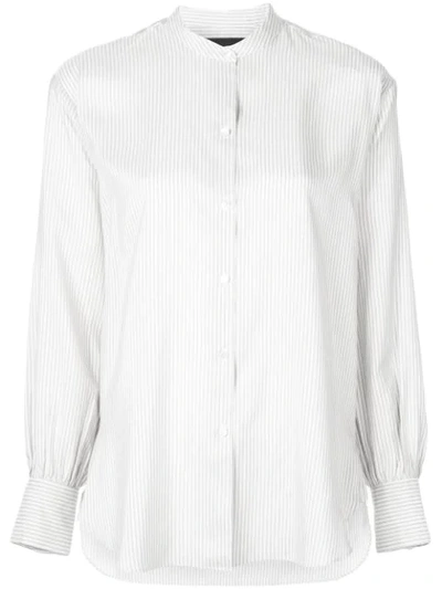 Shop Nili Lotan Button-up Shirt In White