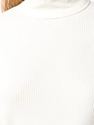 Shop Apc A.p.c. Ribbed Knit Sweater - White