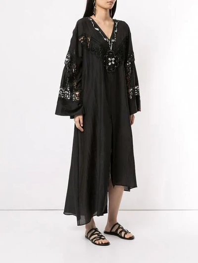 Giacobino Long-sleeved Dress In Black