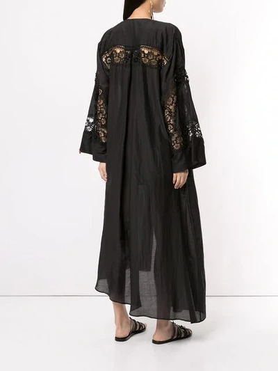 Giacobino Long-sleeved Dress In Black