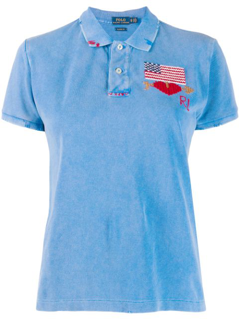 ralph lauren flag polo