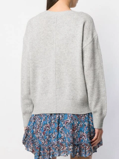Shop Isabel Marant Calice Sweater In Grey