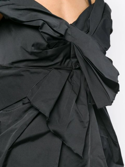 Shop Marc Jacobs Twist Knot Mini Dress In Black