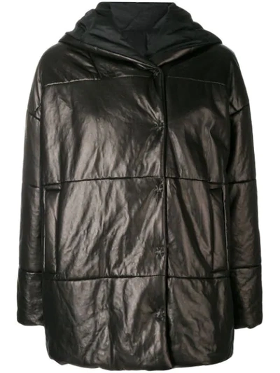 Shop Salvatore Santoro Oversized Padded Jacket In Black