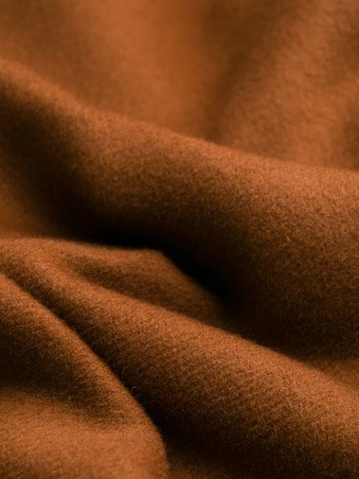Shop Marni Dropped Shoulder Coat In Brown