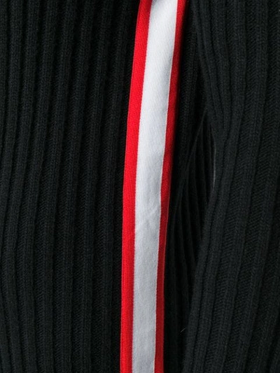 Shop Calvin Klein 205w39nyc Side Stripe Polo Dress In Black