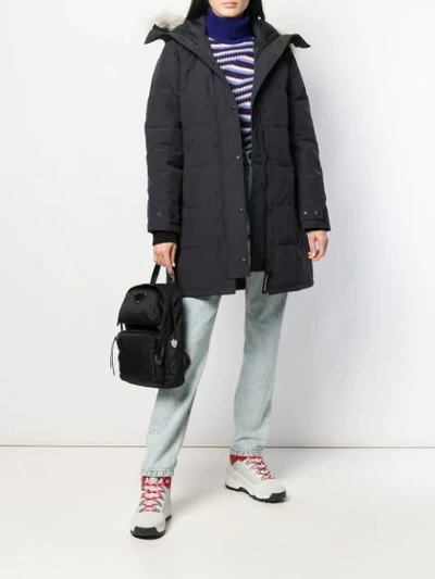 Shop Canada Goose Parka Coat - Blue