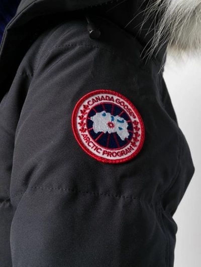 Shop Canada Goose Parka Coat - Blue