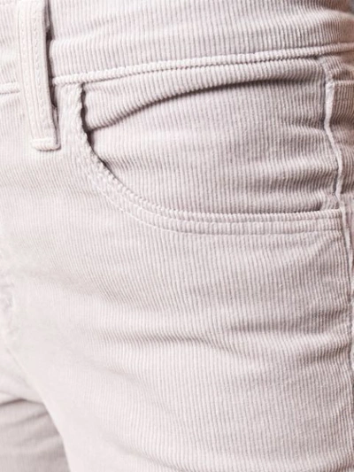 Shop J Brand Alana Skinny Corduroy Trousers - Grey
