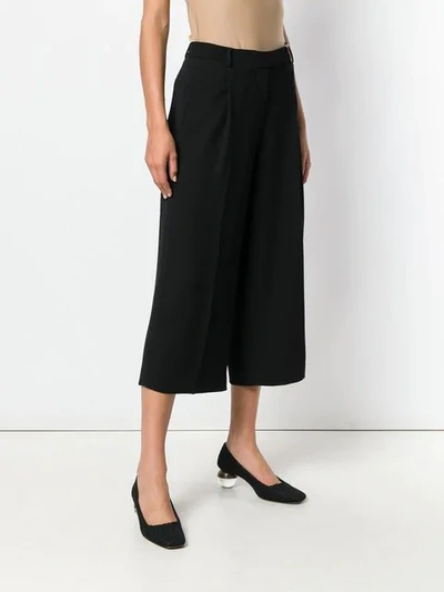 Shop Michael Michael Kors Tailored Culottes In Black