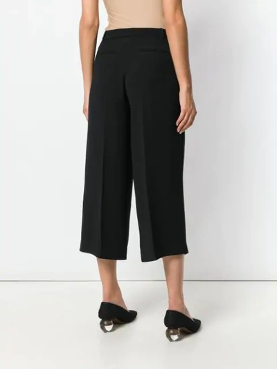 Shop Michael Michael Kors Tailored Culottes In Black