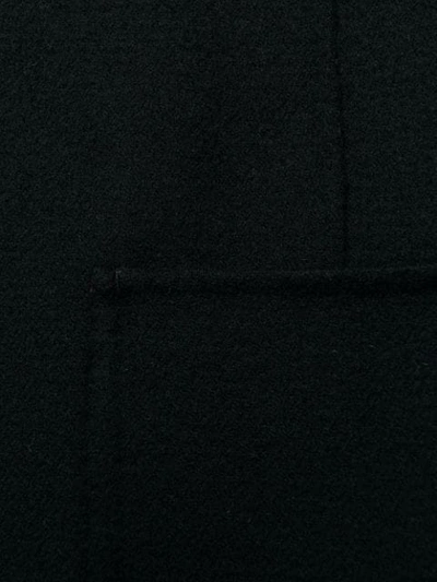 Shop Max Mara Belted Maxi Coat In 013 Black