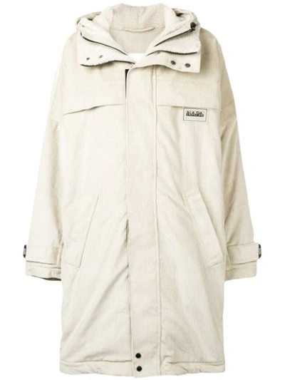 Shop Napa By Martine Rose Loose Puffer Jacket - Neutrals