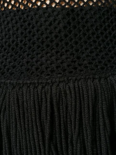 Shop Loewe Knitted Top In Black