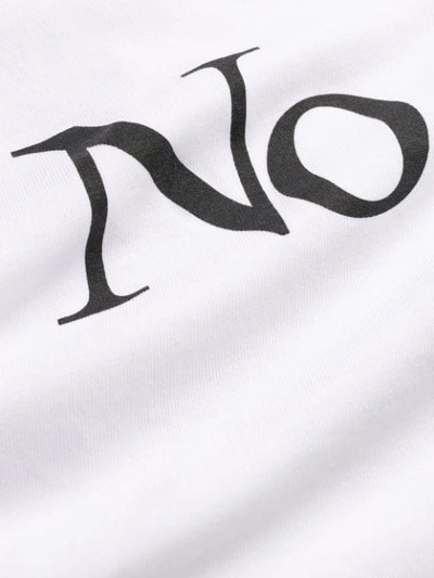 Shop Aries 'no I-dea' T-shirt In White