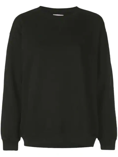 Shop Anine Bing Vintage Style Sweatshirt In Black